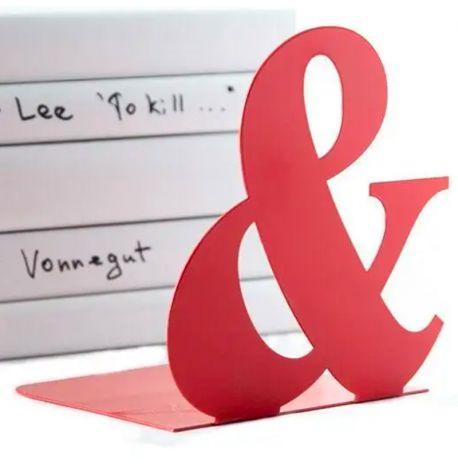 Упор для книг «Амперсанд» (красный)