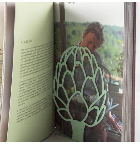 Держатель для книг «Артишок» (зеленый)