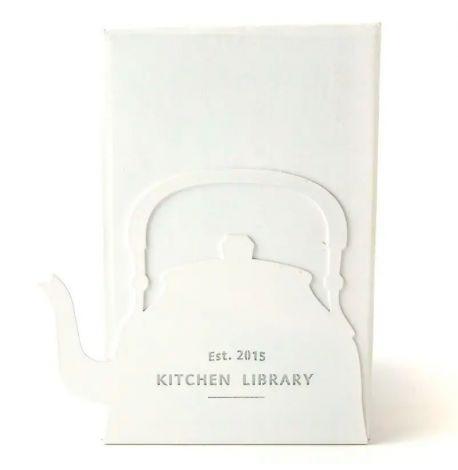 Тримач для книг «Чайник» (білий)