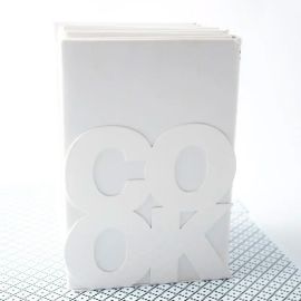 Упор для книг Cook (білий)