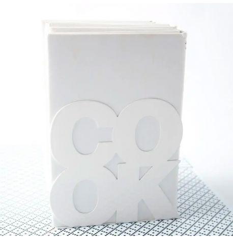 Упор для книг Cook (білий)