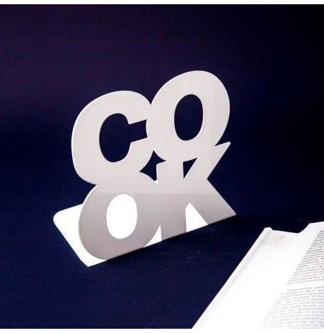 Упор для книг Cook (білий)