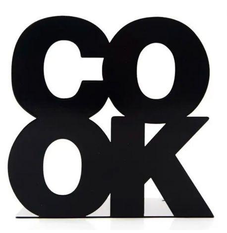 Упор для книг Cook (чорний)