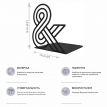 Держатель для книг Glozis Ampersand (черный)