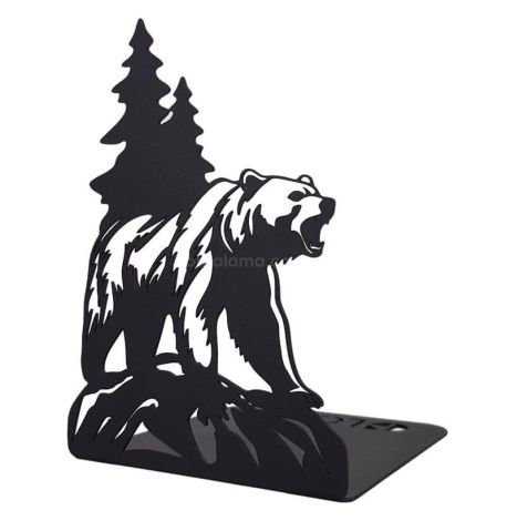 Держатель для книг Glozis Bear (черный)