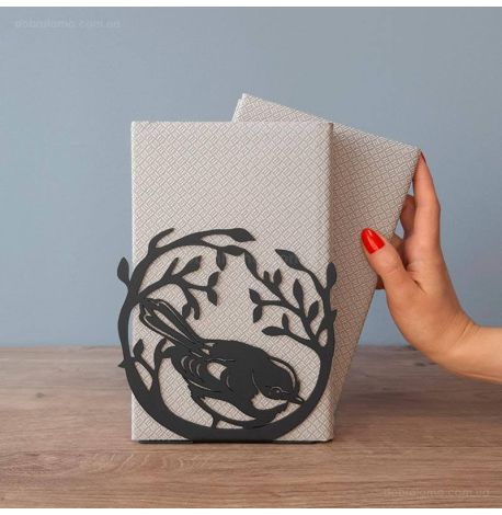 Держатель для книг Glozis Bird (черный)