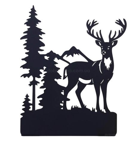 Тримач для книг Glozis Deer and Forest (чорний)