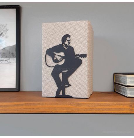 Держатель для книг Glozis Guitarist (черный)