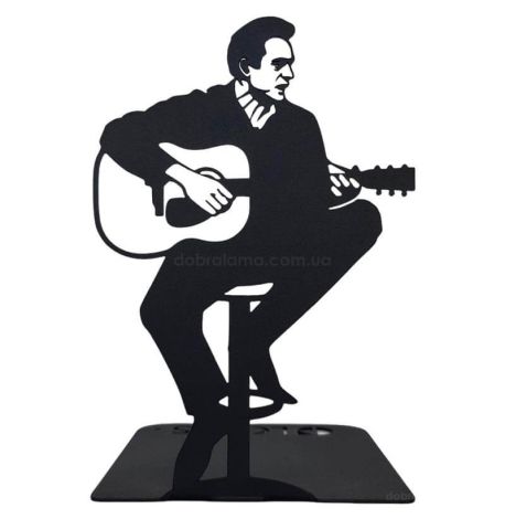 Держатель для книг Glozis Guitarist (черный)