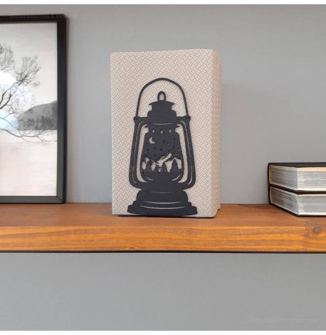 Держатель для книг Glozis Kerosene Lamp (черный)