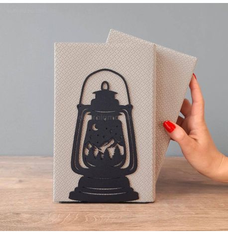 Держатель для книг Glozis Kerosene Lamp (черный)