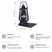 Держатель для книг Glozis Kerosene Lamp (черный)