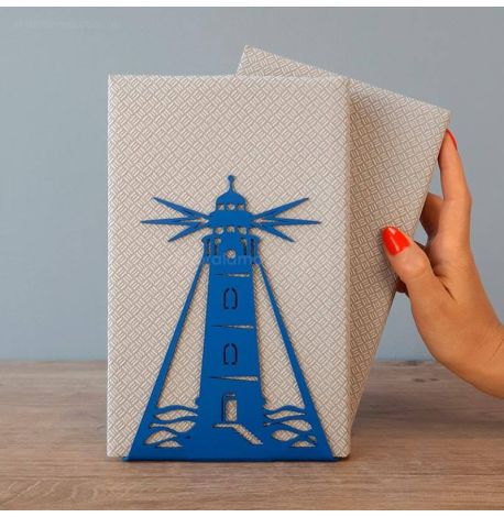Держатель для книг Glozis Lighthouse (синий)