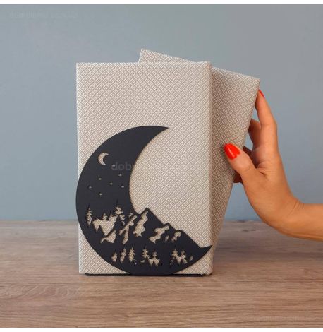 Тримач для книг Glozis Moon (чорний)