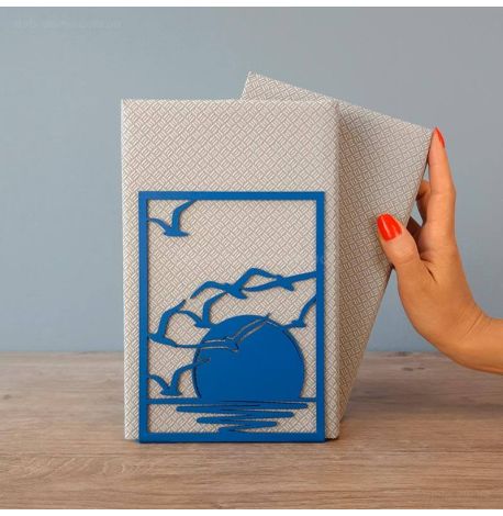 Держатель для книг Glozis Sunset (синий)