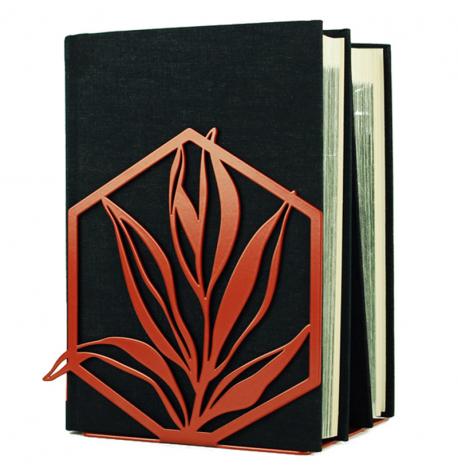 Металевий упор для книг Glozis Terra (мідь)