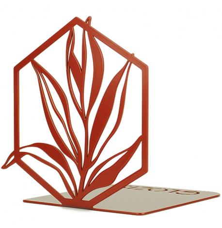 Металевий упор для книг Glozis Terra (мідь)