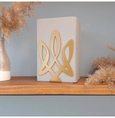 Держатель для книг Glozis Trident (золотистый)