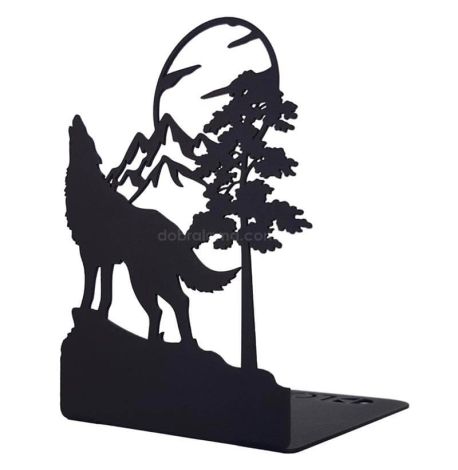 Держатель для книг Glozis Wolf and Moon (черный)