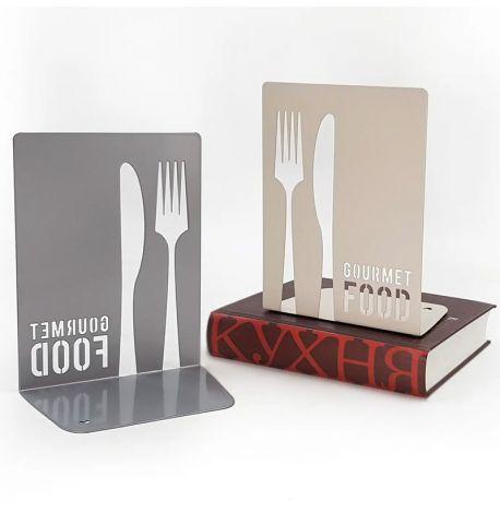 Кухонний тримач для книг Gourmet food (сірий)