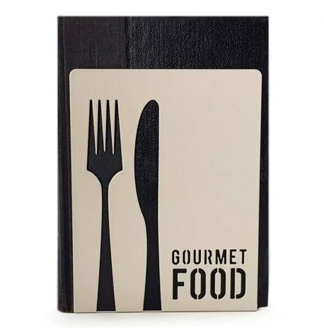 Кухонний тримач для книг Gourmet food (бежевий)