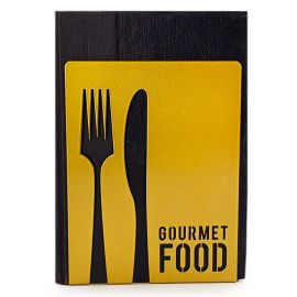 Кухонний тримач для книг Gourmet food (золотистий)