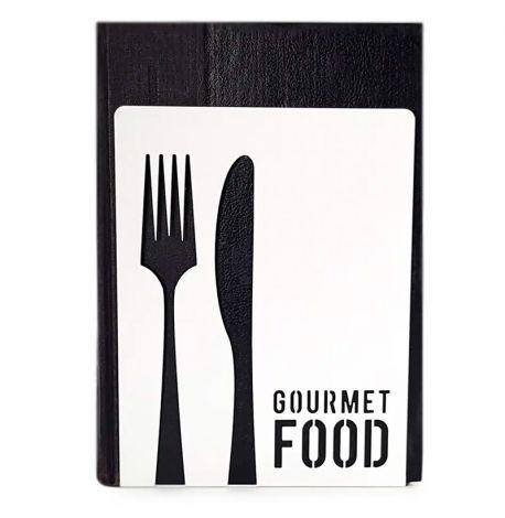 Кухонний тримач для книг Gourmet food (білий)