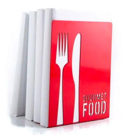 Кухонний держатель «Гурман Вилка Ніж» (червоний)