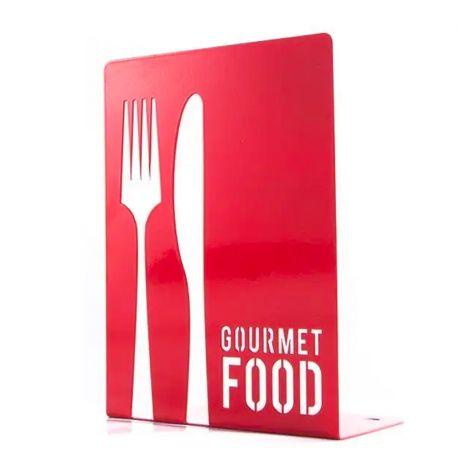 Кухонний держатель «Гурман Вилка Ніж» (червоний)