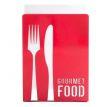 Кухонний держатель «Гурман Вилка Ніж» (червоний)