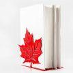 Держатель для книг «Кленовый лист» (красный)