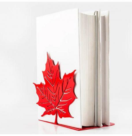 Держатель для книг «Кленовый лист» (красный)
