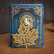 Держатель для книг «Кленовый лист» (золотой)