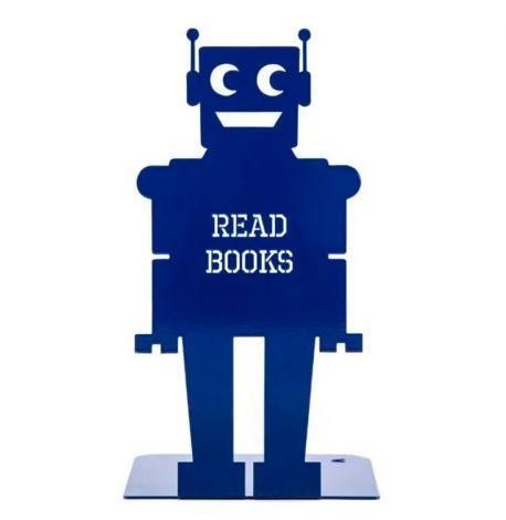 Упор для книг «Робот» (синий)