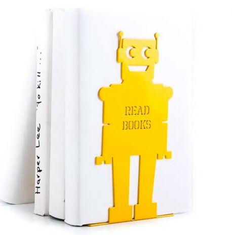 Держатель для книг «Робот» (жёлтый)