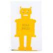 Держатель для книг «Робот» (жёлтый)
