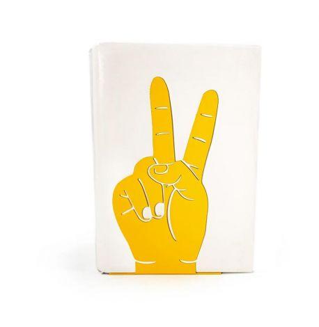 Упор для книг «Рука Victory» (желтый)