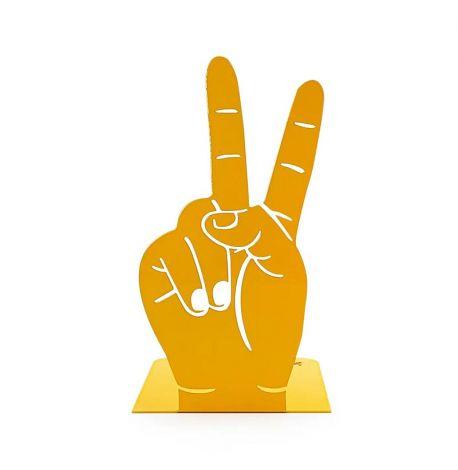 Упор для книг «Рука Victory» (желтый)