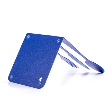 Упор для книг «Столовые приборы» (синий)