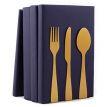 Упор для книг «Столовые приборы» (золото)