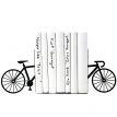 Упори для книг «Велосипед» (чорний)
