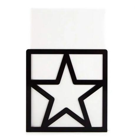 Упор для книг «Звезда» (чёрный)