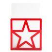 Упор для книг «Звезда» (красный)