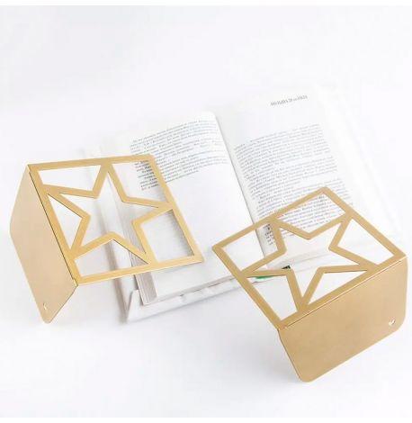 Упор для книг «Звезда» (золото)