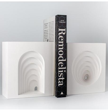 Гіпсові тримачі для книг «Нескінченність» (білі)