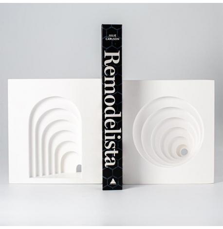 Гіпсові тримачі для книг «Нескінченність» (білі)