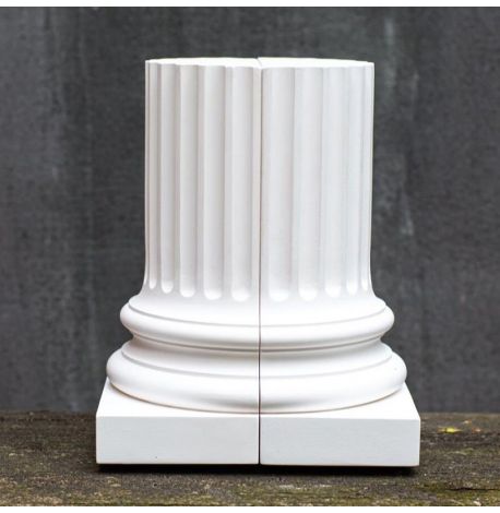 Гіпсові тримачі для книг «Колони античні» (білі)