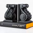 Гипсовые упоры для книг «Архитектурные» (черные)