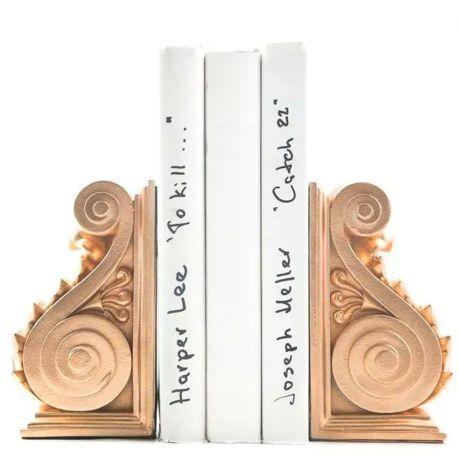 Гіпсові упори для книг «Архітектурні» (золотисті)