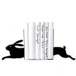 Упори для книг «Заєць, що біжить» (чорний)